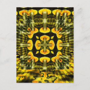 Cogumelos de metal : Arte geométrica : Cartão post