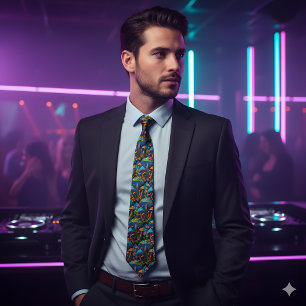 Cogumelos Mágicos de Groovy - Gravata do Pescoço d