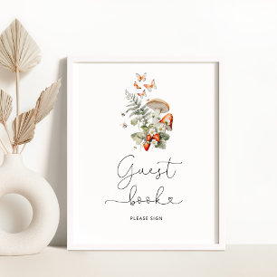 Cogumelos selvagens, por favor assine o Poster do 