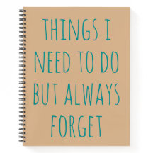 Coisas Que Preciso Fazer Mas Esquecer Sempre O Not