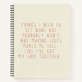 Coisas que preciso fazer, mas provavelmente não se