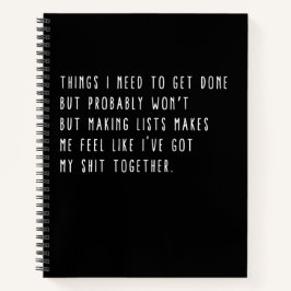 Coisas que preciso fazer, mas provavelmente não se