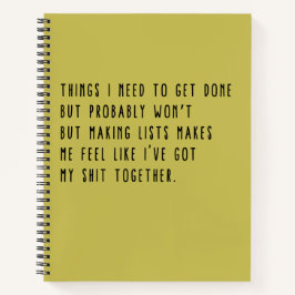 Coisas que preciso fazer, mas provavelmente não se