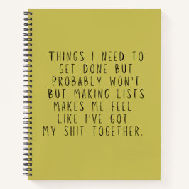 Coisas que preciso fazer, mas provavelmente não se