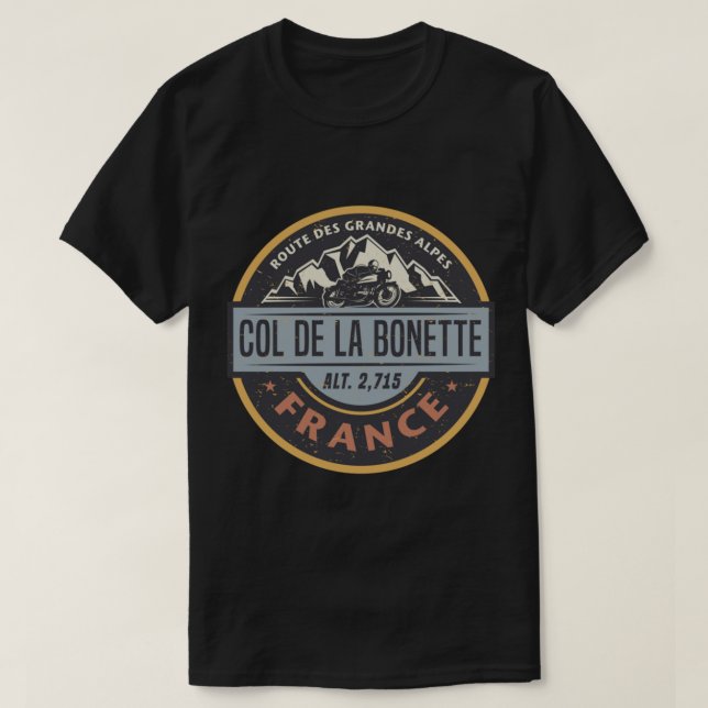 Col de la Bonette, France Classic T-Shirt (Frente do Design)