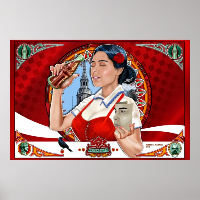 Cola Loca 28" x 20", Poster de valor (Matte) (Frente)