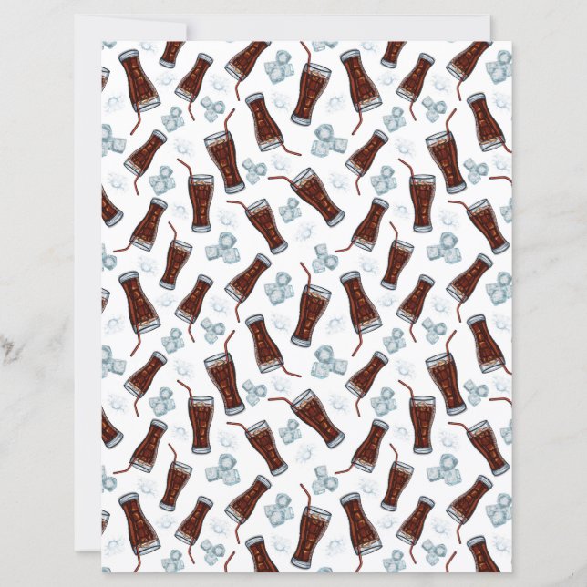 Cola Scrapbook Paper (Frente)