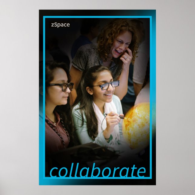 Colaborar - Poster zSpace, 20" x 30" (Frente)