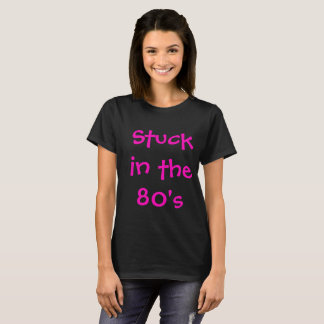 Colado no t-shirt do anos 80