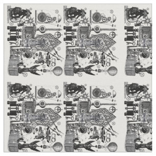 Colagem #3 de Steampunk - tecido da novidade