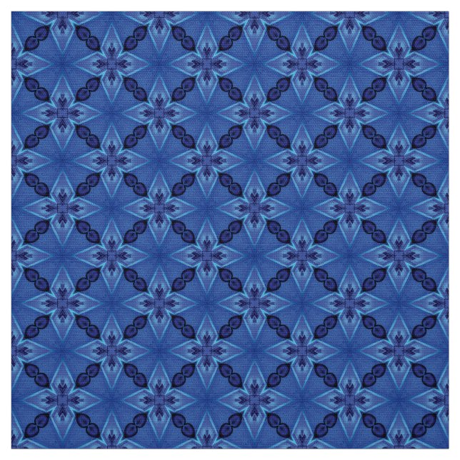 Colagem Azul Glitch2, miniaplicativo e Tecido de a (Modelo)