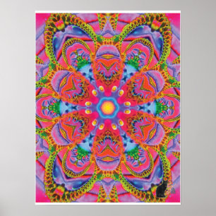 Colagem Cinetica Quorum Caleidoscópio Poster