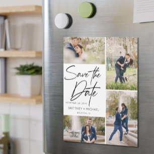 Colagem com Letra Mão Salvar a Data