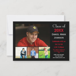 Colagem de 5 Fotos - Anúncio de Graduação 3x5