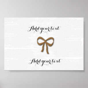 Colagem de Arco Dourado Fofo para Poster de Bebê,