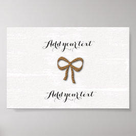 Colagem de Arco Dourado Fofo para Poster de Bebê e