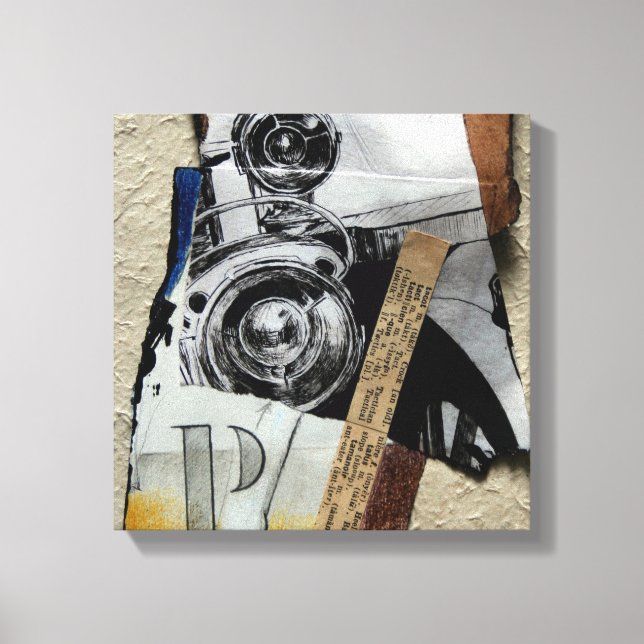 Colagem de Banger Tacot 1d com Canvas P Monograma (Frente)