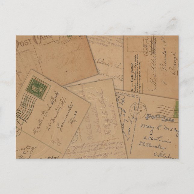 Colagem de Cartões Postais Vintage (Frente)