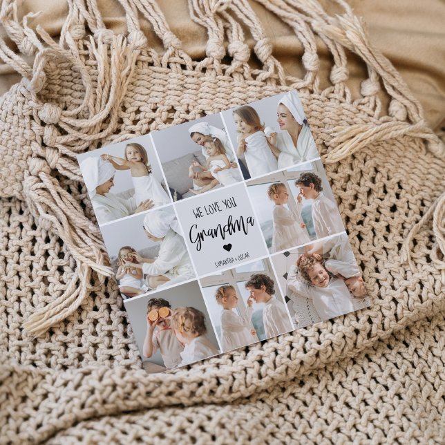 Colagem De Cinzas Fotográficas Que Amo Sua Avó Mel (Criador carregado)