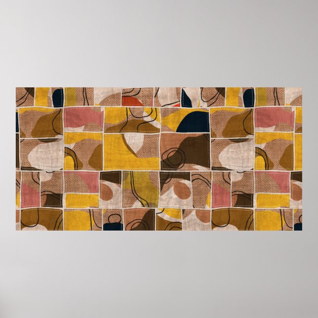 Colagem de colagem de colagem sem falhas impressão (Frente)