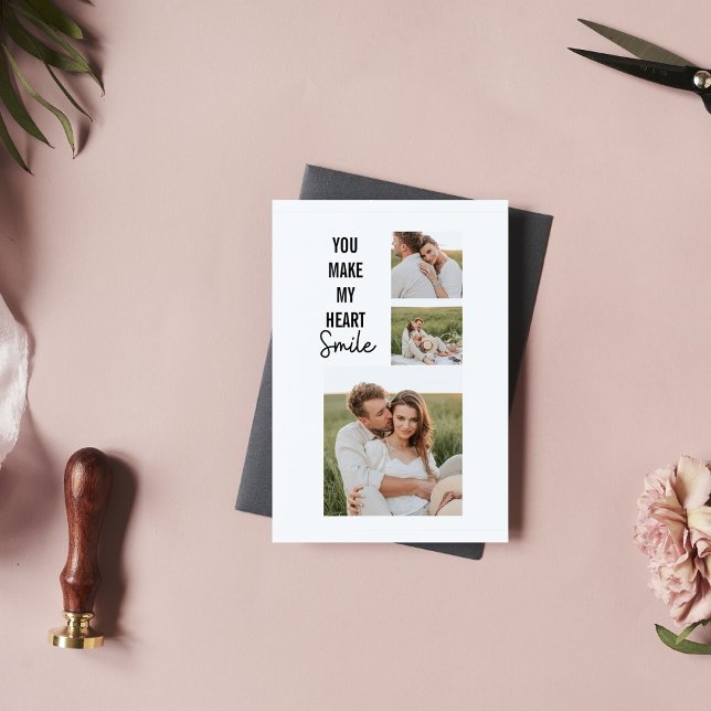 Colagem de Foto de Casal & Citação Romântica Adorá (Criador carregado)