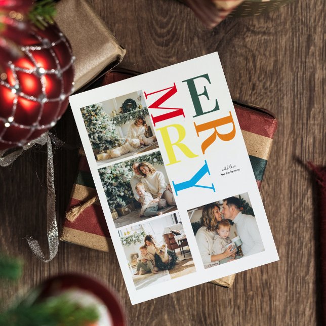 Colagem de Foto de Natal | Feliz colorida (Criador carregado)