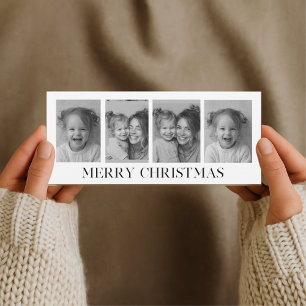 Colagem de Foto Preto e Branco Feliz Natal