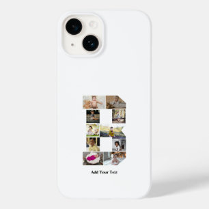 Colagem de Fotografias com design Letra B