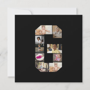 Colagem de Fotografias com design Letra G
