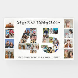 Colagem de Fotografias com o 45º número de Festa d