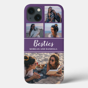 Colagem de Fotografias de Melhor Amigos Roxo de No