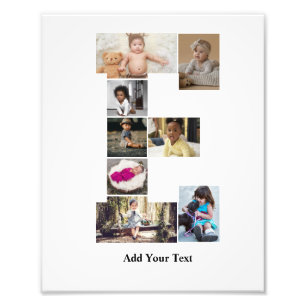 Colagem de Fotografias Design Carta E