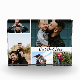 Colagem de Fotografias do Melhor Pai Personalizado