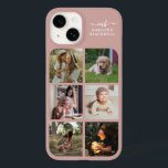 Colagem de Fotografias do Monograma Rosa Dourado 6<br><div class="desc">Capas de iphone de colagem de fotos personalizada, cor-de-rosa e cor-de-rosa, com Rosa monograma - Adicione suas próprias fotos aos modelos de fotos e ao nome do cheio aos modelos de texto na moda para criar seu próprio cobrir de telefone memorável. Faça um presente bonito e ponderado para a mãe,...</div>
