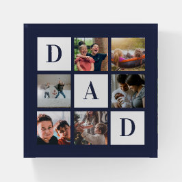 Colagem de Fotografias do Pai Azul Seis Personaliz