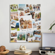 Colagem de Fotografias do Scrapbook Moderno