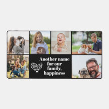 Colagem de Fotografias Moderna 6 e Monograma Perso