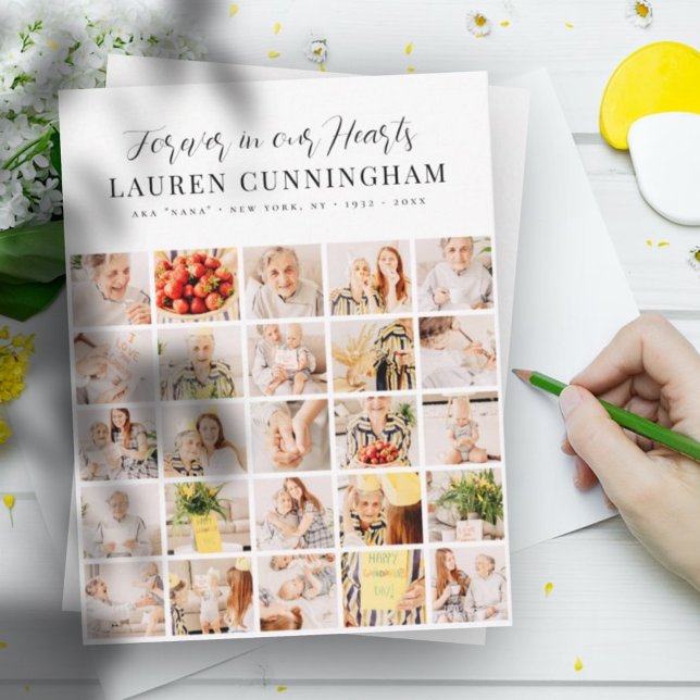 Colagem de Fotografias Simples e Moderna Memorial  (Criador carregado)