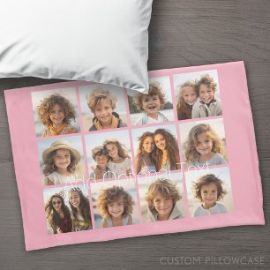 Colagem de Fotos 12 com Cor-de-Fundo Personalizada