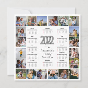 Colagem de Fotos 20 Adicione Seu Cartão de Calendá