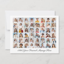 Colagem De Fotos 48 Adicione Seu Próprio Cartão De