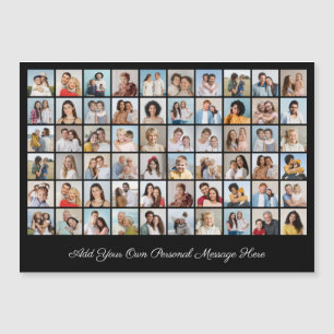 Colagem de Fotos 60 Adicione Seu Cartão Magnético