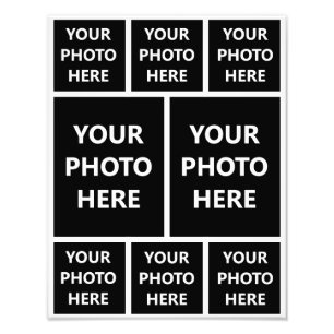 Colagem de Fotos 6 Imagens da Família de Retratos