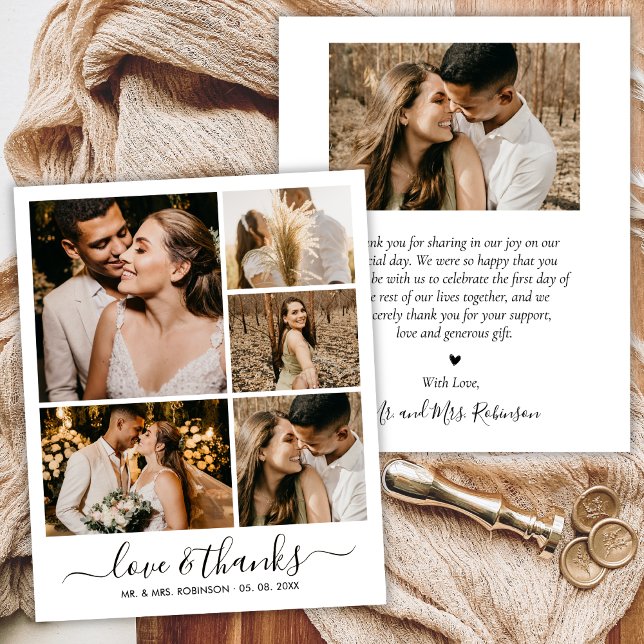 Colagem de Fotos Amor e Agradecimento Agradeciment (Criador carregado)