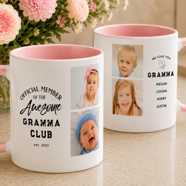 Colagem de Fotos Caneca GRAMMA Incrível (Criador carregado)
