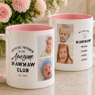 Colagem de Fotos Caneca Incrível da VOVÓ