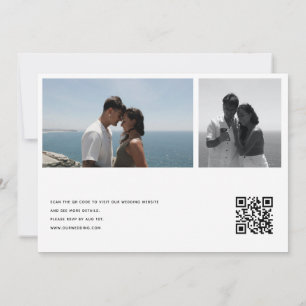Colagem de Fotos Casamento Convites Código Qr
