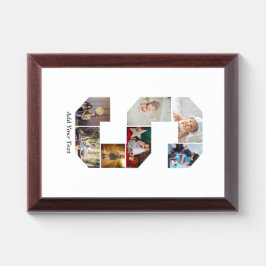 Colagem de Fotos com Letra S em Preto e Branco