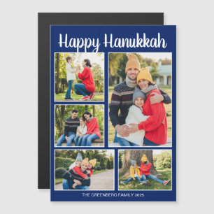 Colagem de Fotos da Família Feliz Hanukkah Ímã Car