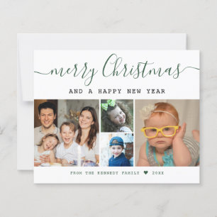 Colagem de Fotos da Família Merry Christmas 5